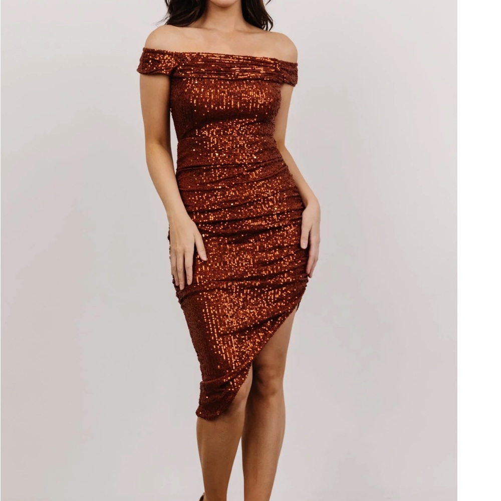 Portland Sequin Dress | Cinnamon